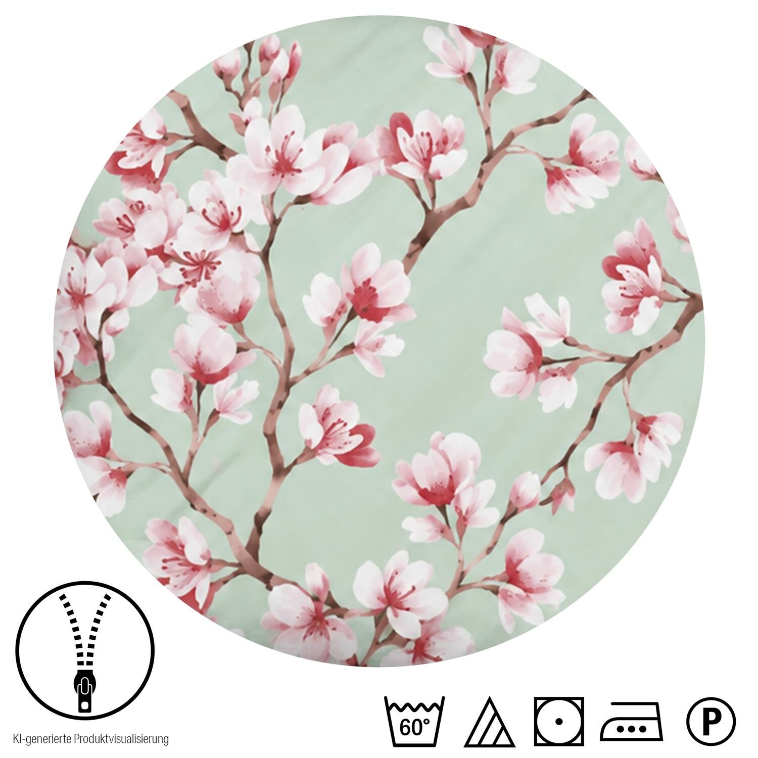 CloudComfort Basic: juego de 2 fundas de almohada de algodón color menta, 40 x 80 cm