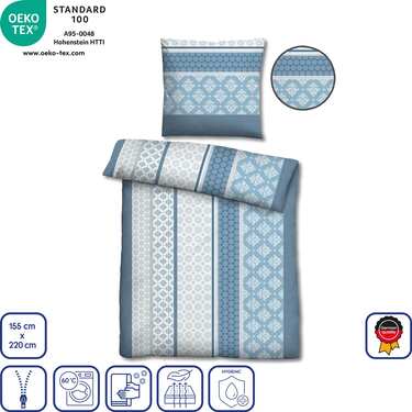 Ropa de cama Castell biber 155 x 220 cm + 80 x 80 cm
