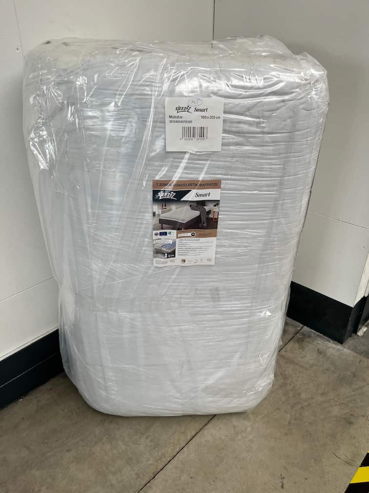 Verkkopalautus Sleezzz Smart 100 x 200 cm, korkeus 18 cm, lujuusluokka H2/H3.