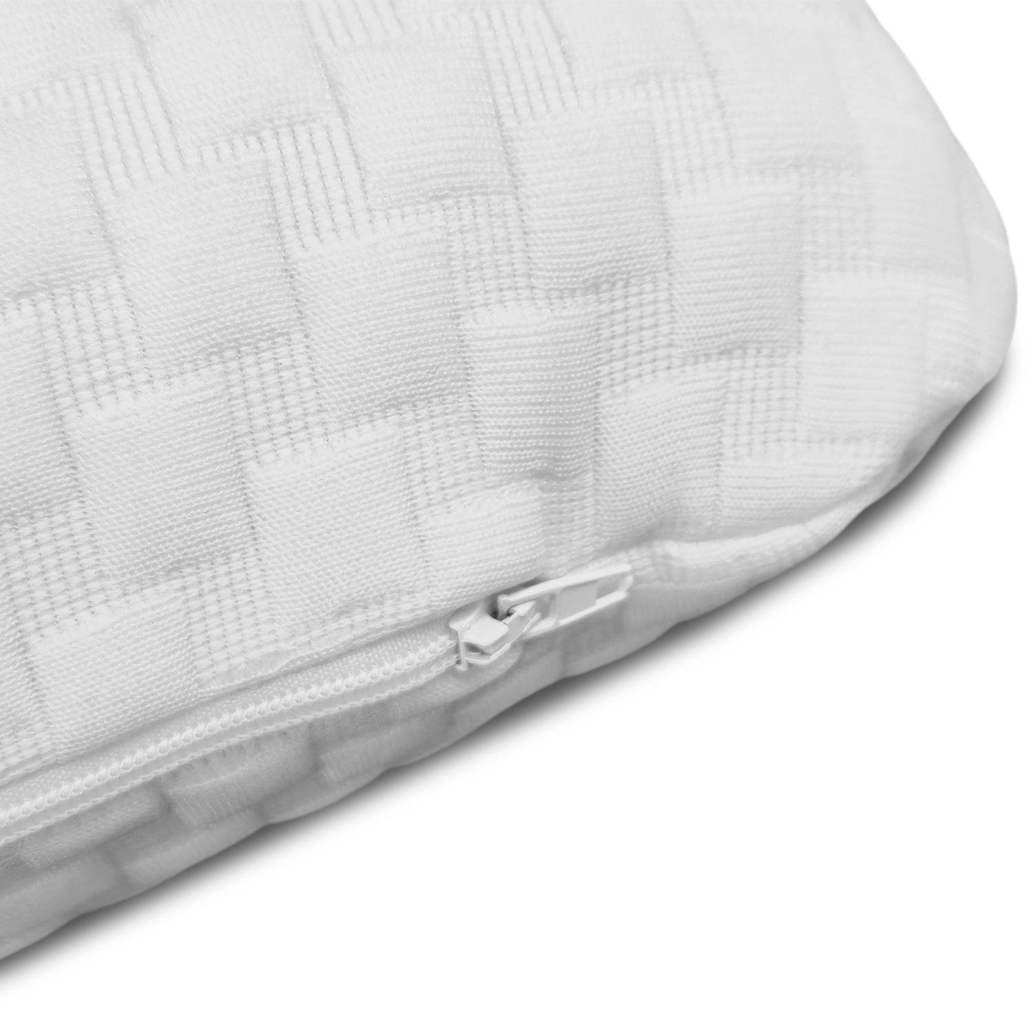 Cover in detail – Set of 4 Sleezzz® Diamond Visco Neck Support Pillows Air