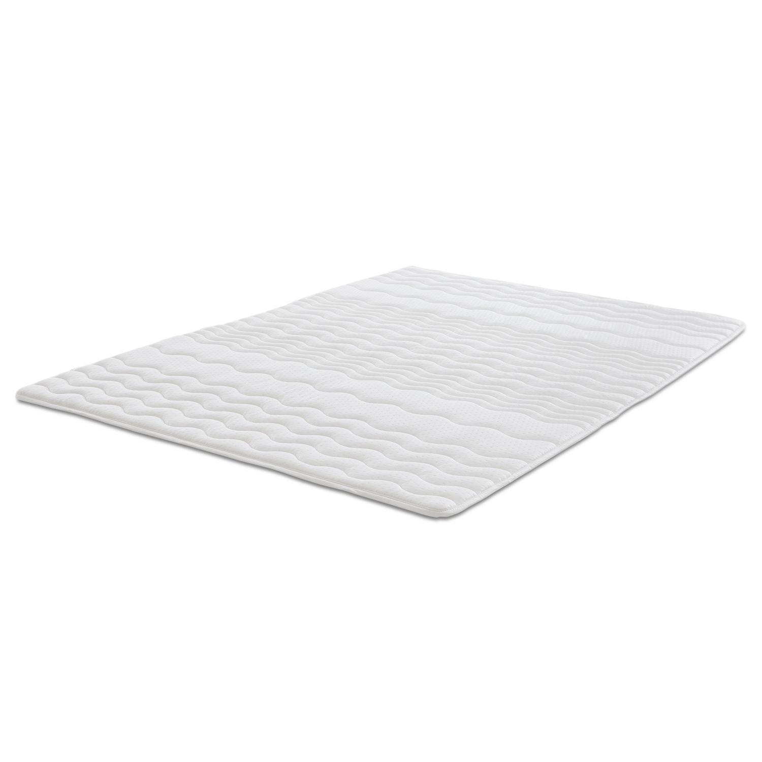 2,5 cm Sleezzz® Basic jastuk od komforne pjene, 80 x 200 cm, s valovitim prešanjem u 7 zona i elastičnim kutovima