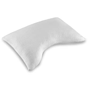 Colchón viscoelástico Sleezzz Premium 140 x 200 cm, altura 20 cm, grado de firmeza H2/H3, con asas para darle la vuelta + almohada de apoyo cervical Sleezzz® Cool de espuma de gel con contorno, 40 x 60 x 16 cm