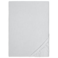 Fitted sheet winter fleece silver gray 140 x 190 - 160 x 200 cm