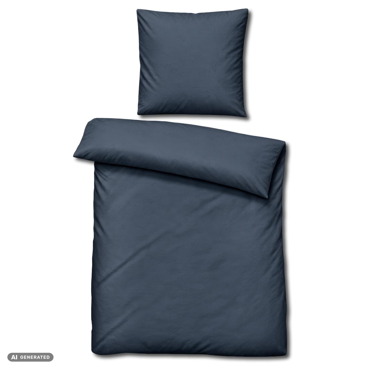 Juego de cama de microfibra CloudComfort Basic, color antracita, 135 x 200 + 80 x 80 cm