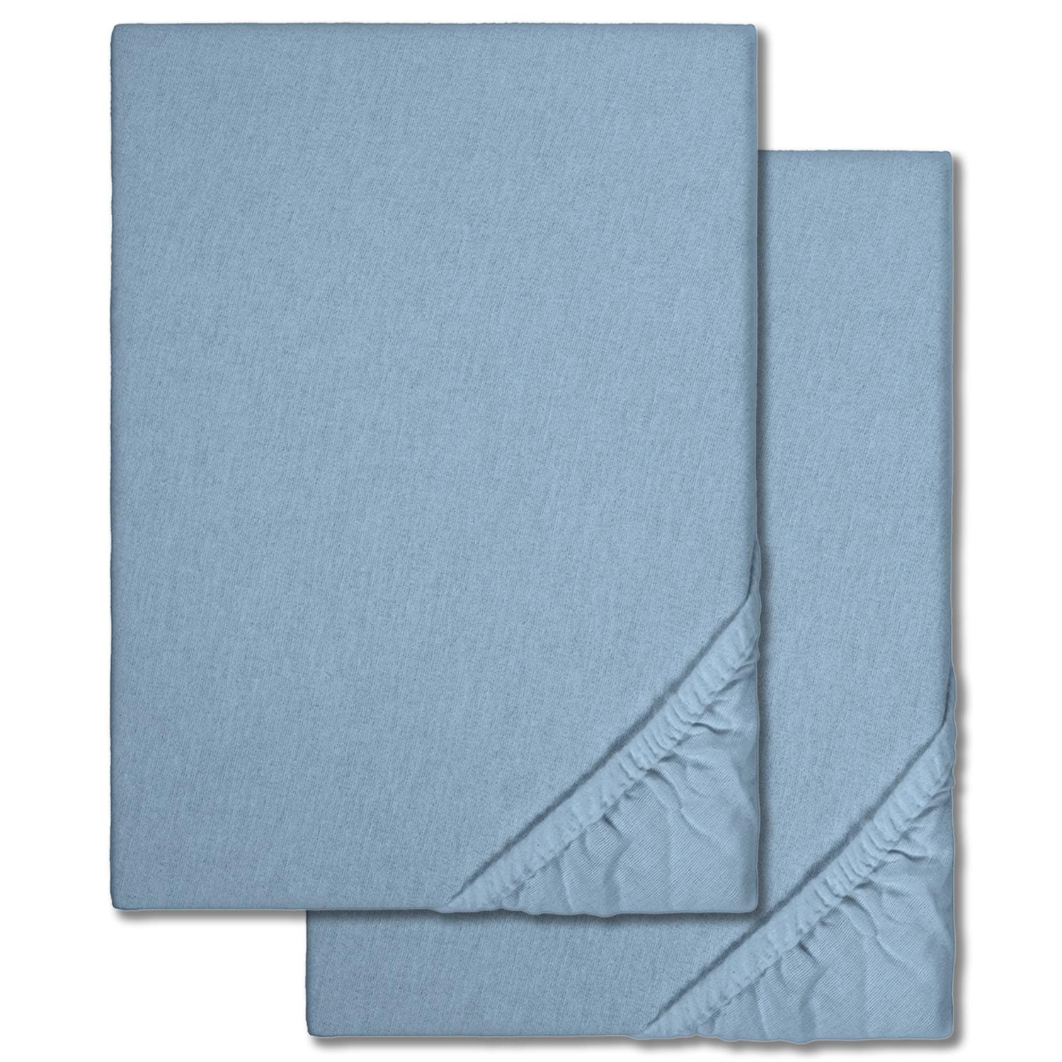 Διπλό πακέτο σεντόνια χειμώνα μπλε 90 x 190 - 100 x 200 cm