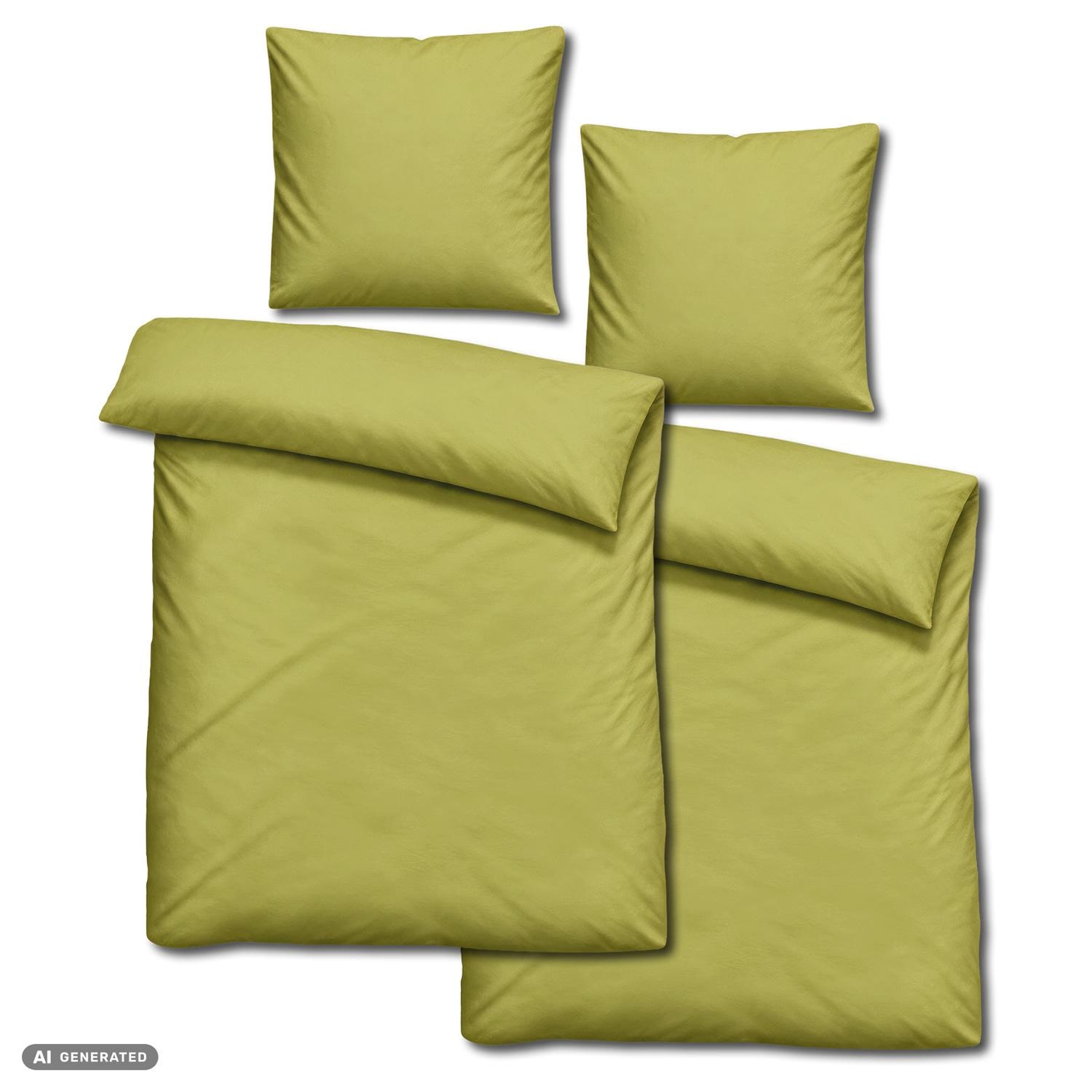 Juego de dos piezas de ropa de cama Cloud Comfort de satén de mako, 135 x 200 cm + 80 x 80 cm