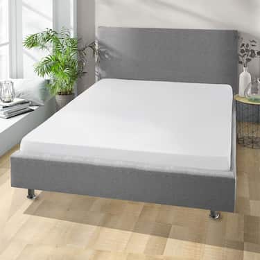 Setex REFIBRA sábana bajera de fibra fina blanca 200 x 200 cm