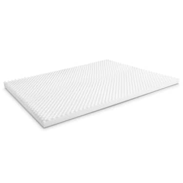 Kallskumstopp Supportho Premium-topp 120 x 200 cm H3, höjd 9 cm, hårdhetsgrad H3 med antibakteriellt överdrag CloudComfort Basic gel-flingkudde 40 x 80 cm