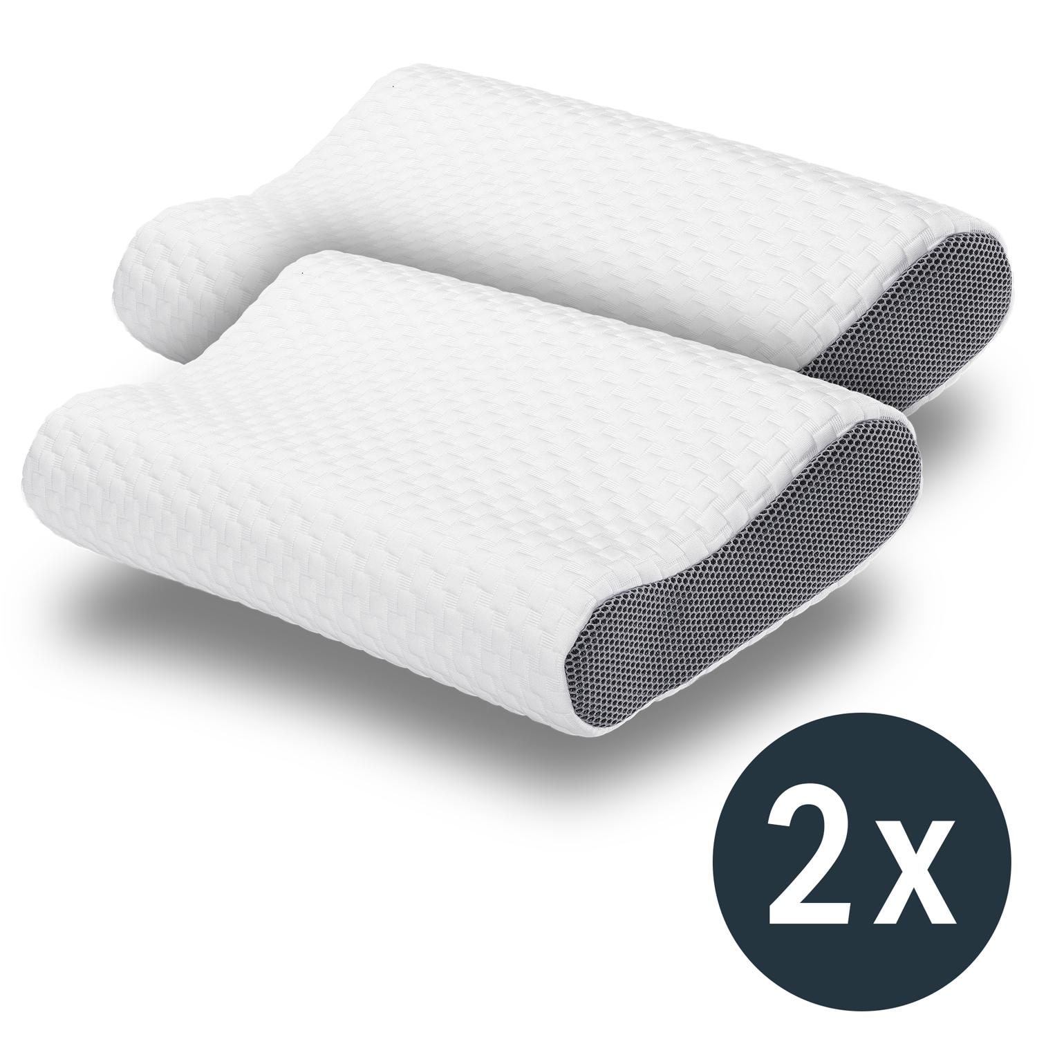 Lote de dos almohadas Sleezzz® Premium con efecto memoria