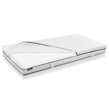 Sleezzz Superior pocket yaylı yatak 90 x 200 cm, yükseklik 18 cm, sertlik seviyesi H3 + yatak pedi / mattress topper 90 x 200 cm