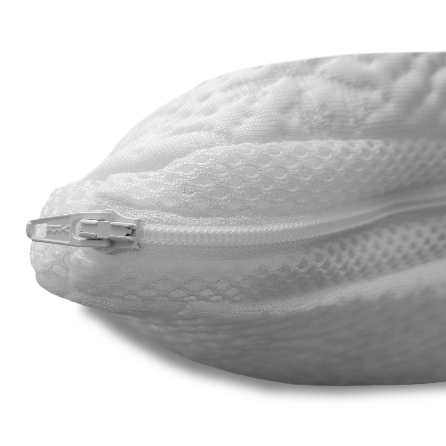 Cover in detail – Double pack of CloudComfort viscoelastic pillows 40 x 80 cm