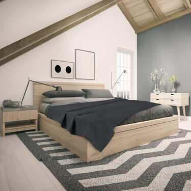 Manta piqué gofre algodón azul marino 130 x 180 cm