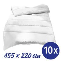 Edredón de microfibra para todas las estaciones de 10 x 155 x 220 cm, peso del relleno: aprox. 900 g, extraligero