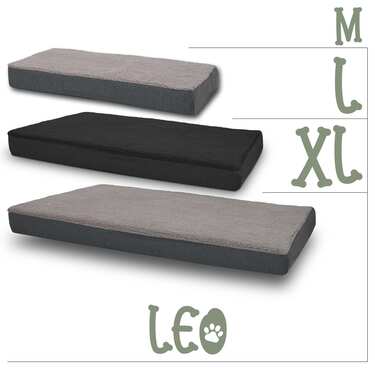 120 x 75 x 10 cm Petzzz ortopeediline koerapadi suurus XL värvus must