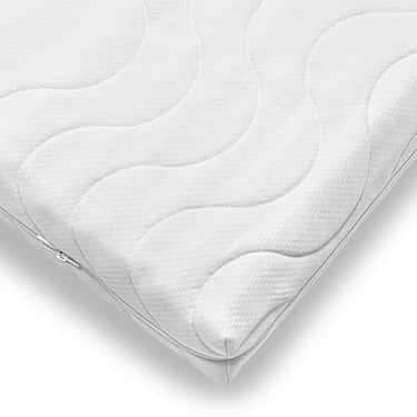 Colchón de espuma fría CloudComfort Premium 90 x 200 cm, altura 15 cm, nivel de firmeza H2/H3 + almohada viscoelástica CloudComfort 40 x 80 cm