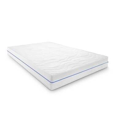Colchón ergonómico 160x200 cm 7 zonas Supportho Premium altura 18 cm, nivel de firmeza H2/H3 + 2 x CloudComfort Basic juego de cama de microfibra 135 x 200 cm + 80 x 80 cm