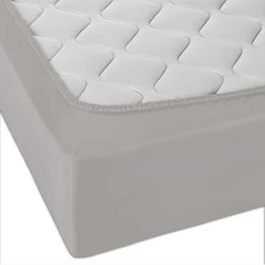 Castell σεντόνι μικροϊνών interlock jersey ασημί γκρι 90 x 190 - 100 x 200 cm σε διπλό πακέτο