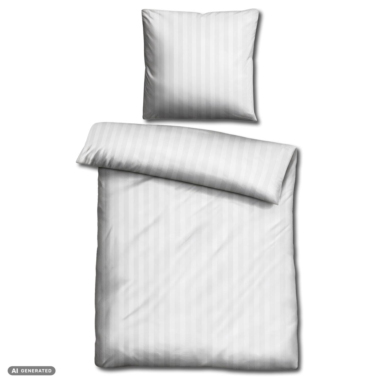 Juego de cama Cloud Comfort de satén Mako, 135 x 200 cm + 80 x 80 cm