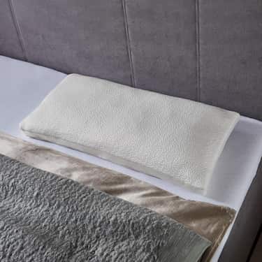 Colchón de espuma fría CloudComfort Premium 90 x 200 cm, altura 15 cm, nivel de firmeza H2/H3 + almohada viscoelástica CloudComfort 40 x 80 cm