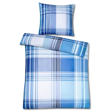 Paquete doble de ropa de cama de fibra fina 135 x 200 cm + 80 x 80 cm