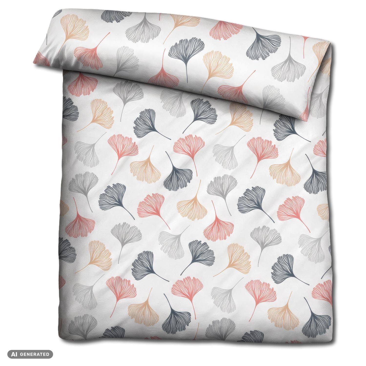Juego de cama CloudComfort Renforcé con motivos florales, 135 x 200 + 80 x 80 cm