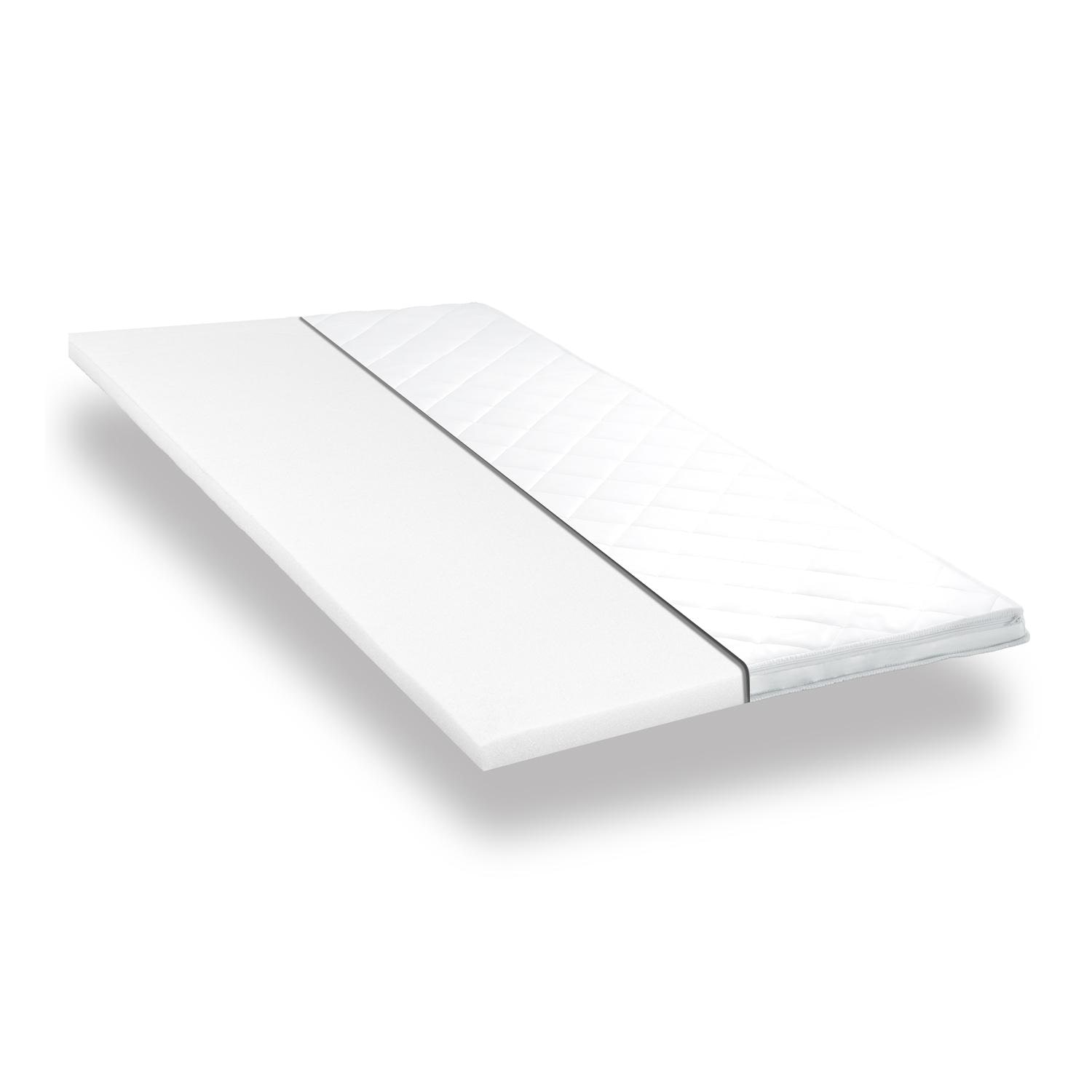 Comfort foam topper T6 140 x 200 cm, height 6 cm, firmness level H3
