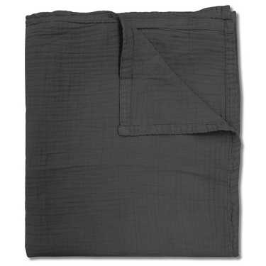 Manta de muselina Sleezzz® negra 150 x 200 cm