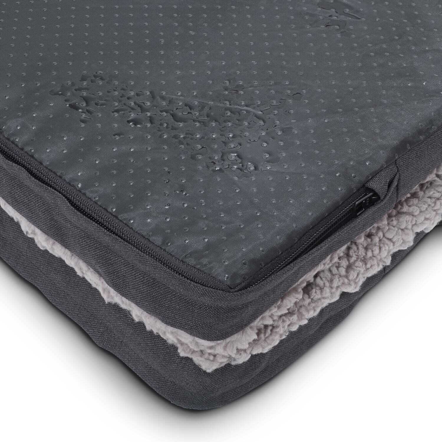 Petzzz alfombrilla ergonómica para mascotas Diva XL 120 x 80x 5 cm, plegable, antideslizante