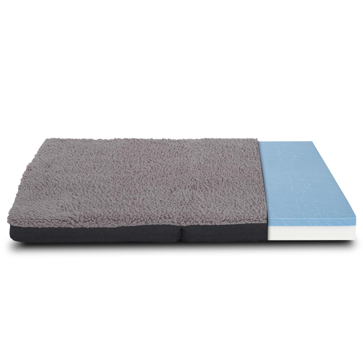 Petzzz alfombrilla ergonómica para mascotas Diva M 80 x 55 x 5 cm, plegable, antideslizante