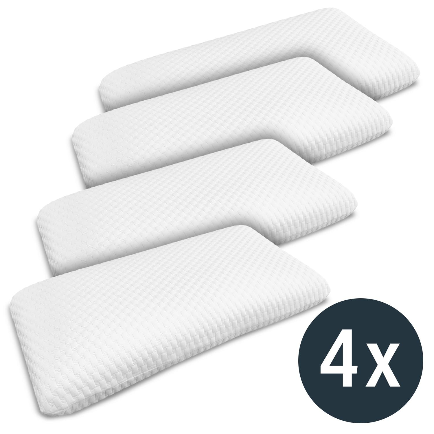 4 almohadas cervicales Sleezzz Diamond Visko Air de 40 x 80 cm