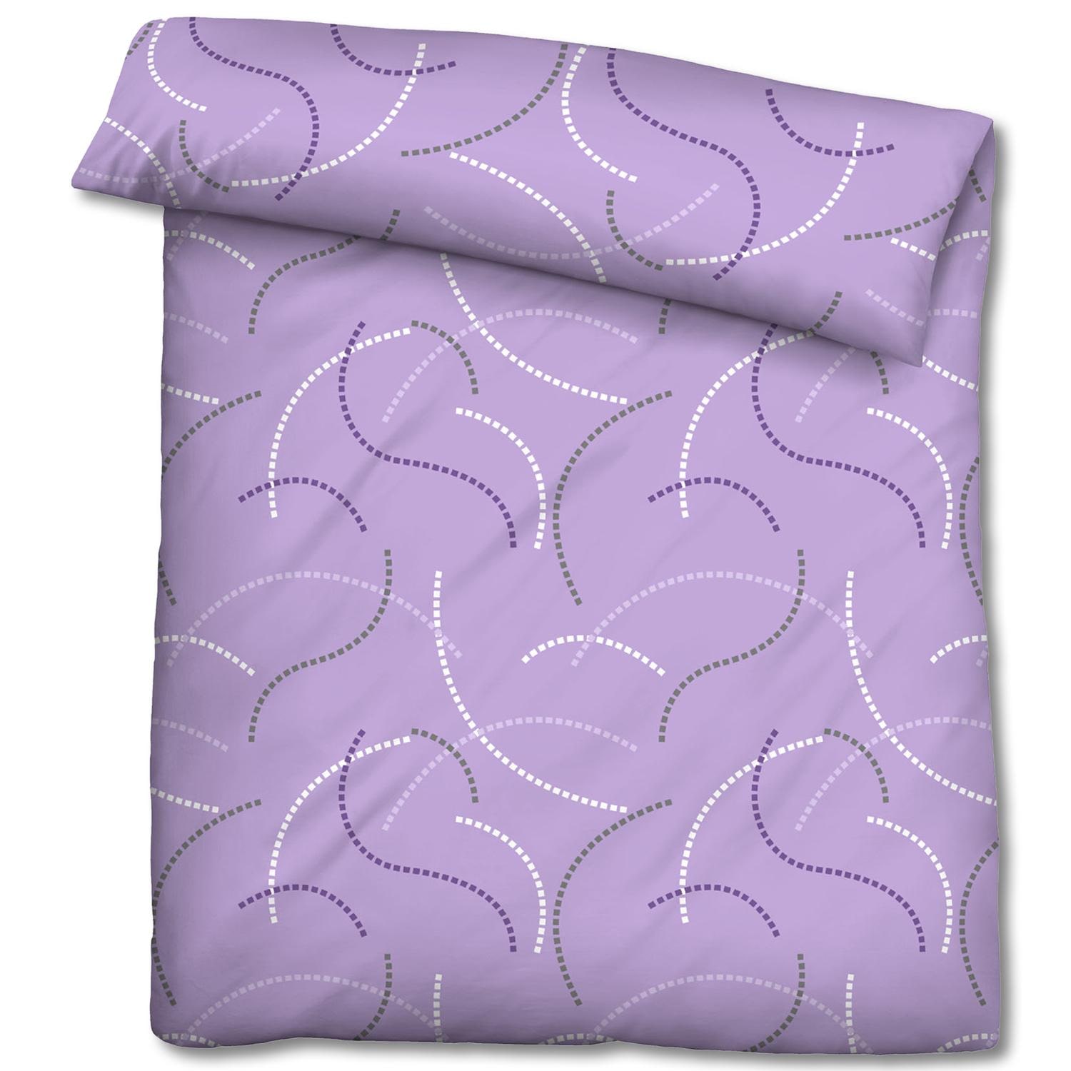 Microfiber satin bed linen 155 x 220 cm + 80 x 80 cm