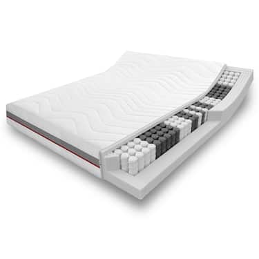Online-retur 7-zons pocketresårmadrass Sleezzz Premium 160 x 200 cm, höjd 23 cm, fasthetsgrad H2/H3 Online-retur 7-zons pocketresårmadrass Sleezzz Premium 160 x 200 cm, höjd 23 cm, fasthetsgrad H2/H3