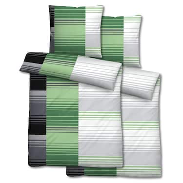 Ropa de cama de microfibra seersucker 155 x 220 + 80 x 80 cm en paquete de 4 unidades