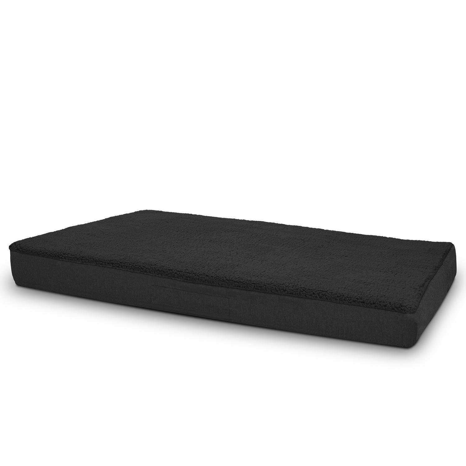 120 x 75 x 10 cm Cojín ortopédico para perros Petzzz talla XL color negro