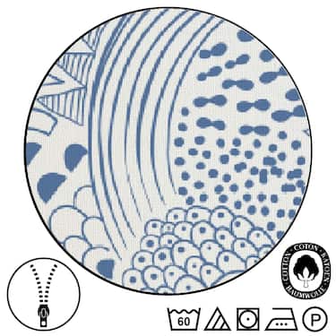 Dvojni paket posteljnine JETTE Renforcé 135 x 200 cm + 80 x 80 cm