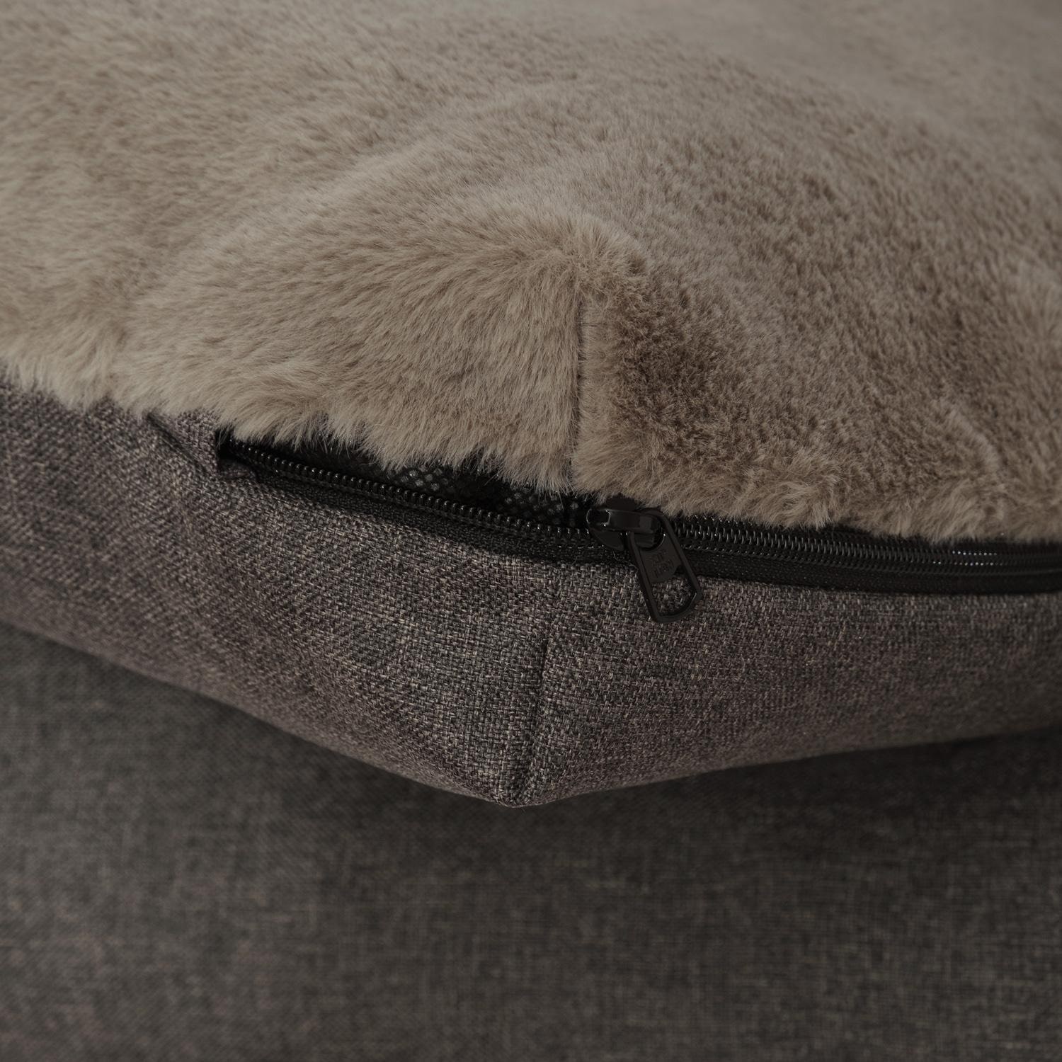 Características en iconos – Cama ergonómica para perros Petzzz Lucky L 100 x 70 x 27 cm