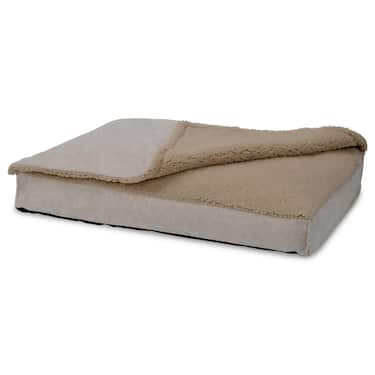 120 x 80 x 11 cm jel pullu köpek matı XL boy, çıkarılabilir battaniyeli