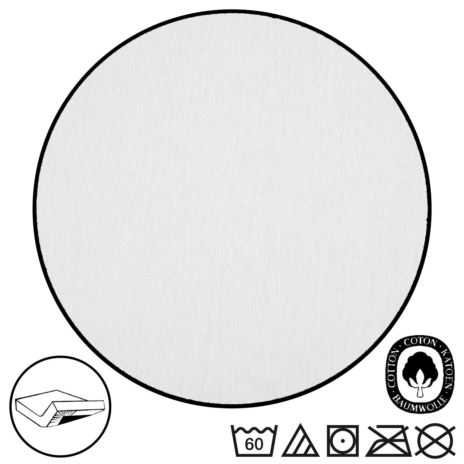 Surprise Pack of 10 Jersey Fitted Sheets, 120 x 200 cm