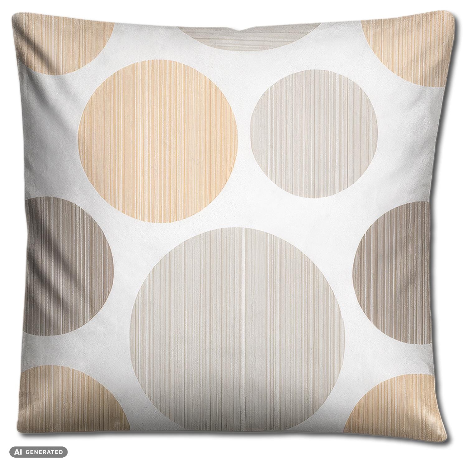 Juego de cama CloudComfort Renforcé con círculos amarillos, 135 x 200 + 80 x 80 cm
