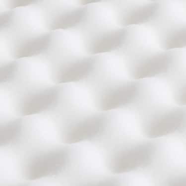 Cubierta de espuma fría Supportho Premium Topper 80 x 200 cm H3, altura 8 cm, grado de firmeza H3 con funda antibacteriana