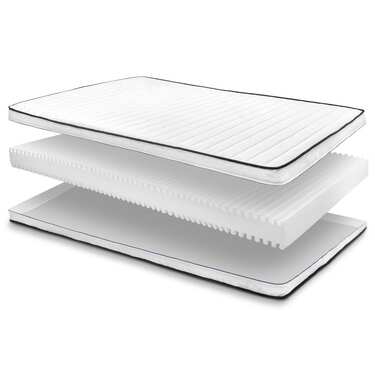Komfortní pěnová matrace Supportho Basic 140 x 200 cm, výška 16 cm, stupeň tuhosti H2/H3