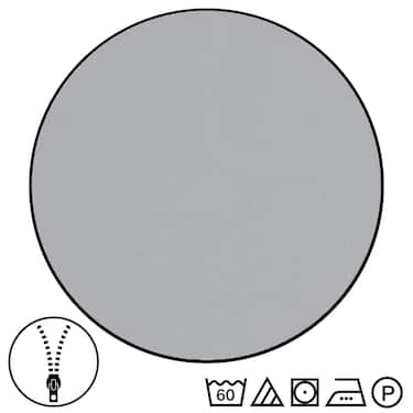 Sleezzz® Renforcé reversible bed linen light gray/white 135 x 200 + 80 x 80 cm