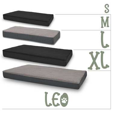 120 x 85 x 10 см Petzzz ортопедична подушка для собак розмір XL