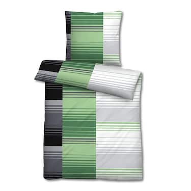 Ropa de cama de microfibra seersucker 155 x 220 + 80 x 80 cm en paquete de 4 unidades