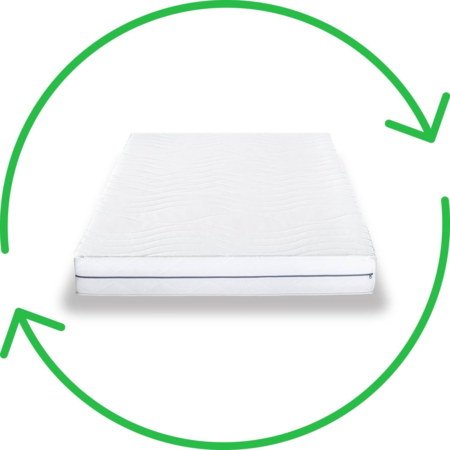 Ergonomic mattress 140x200 cm 7-zone Supportho Premium, height 18 cm, firmness level H2/H3