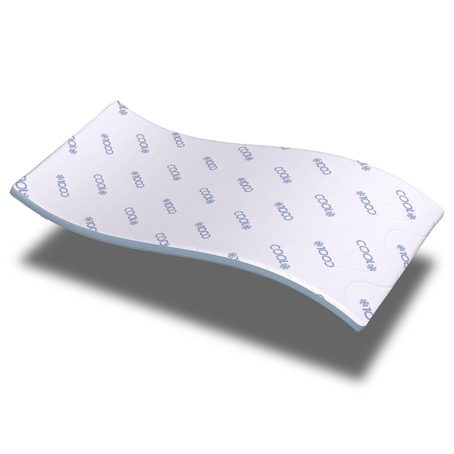 View – CloudComfort Cool topper 90 x 200 cm H2/H3 + CloudComfort Basic gel-flake pillow 40 x 80 cm