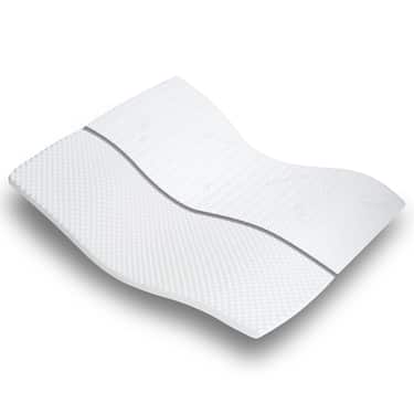 Supportho premium kallskumstopp 140 x 200 cm H3, höjd 9 cm, hårdhetsgrad H3 med antibakteriellt överdrag + Supportho geleffektkudde 40 x 80 cm