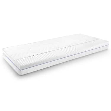 Colchón ergonómico 90x200 cm Supportho Premium 7 zonas, altura 18 cm, nivel de firmeza H2/H3 + cubrecolchón / mattress topper 90 x 200 cm