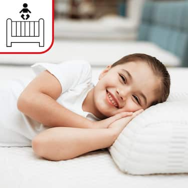 Colchón Premium de 7 zonas CloudComfort 200x200 cm, altura 15 cm, nivel de firmeza H2/H3