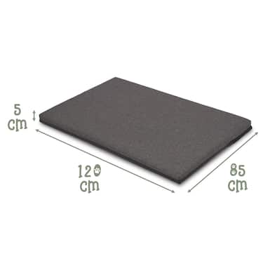 120 x 85 x 5 cm viskoelastična podloga za pse velikosti XL